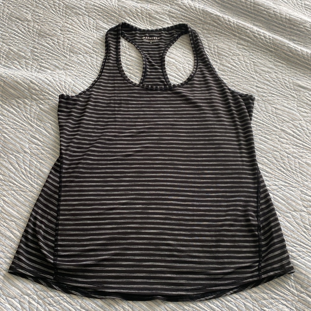 Athleta Racerback Striped Tank - Picture 4 of 11
